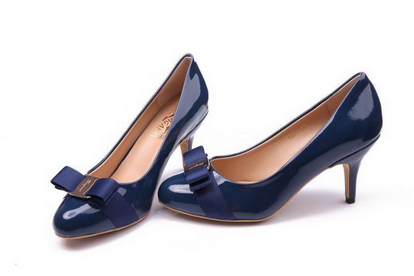 Ferragamo Shallow mouth kitten heel Shoes Women--006